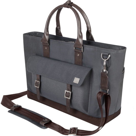 Moshi Costa Carrying Case (Satchel) for 15" Apple iPad Notebook - Granite Gray