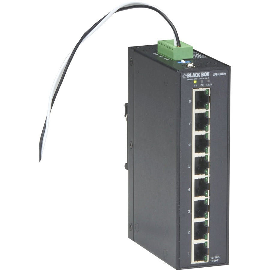 8-PORT INDUSTRIAL UNMANAGED GIG