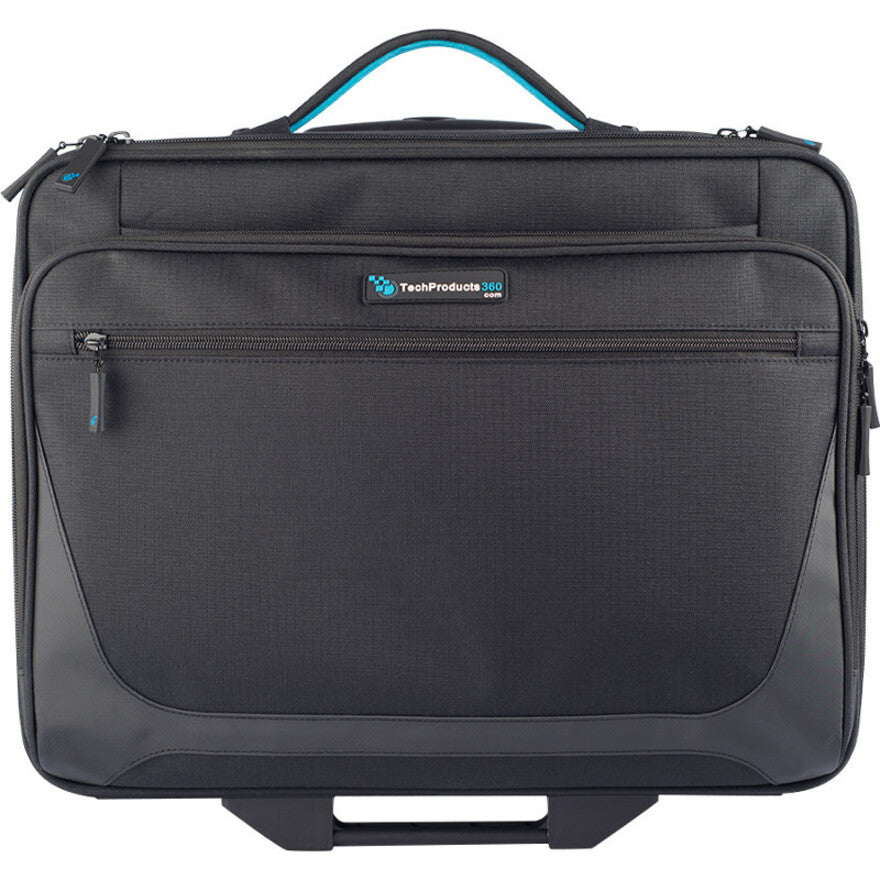 TechProducts360 Essential Carrying Case (Roller) for 17" Notebook - Black