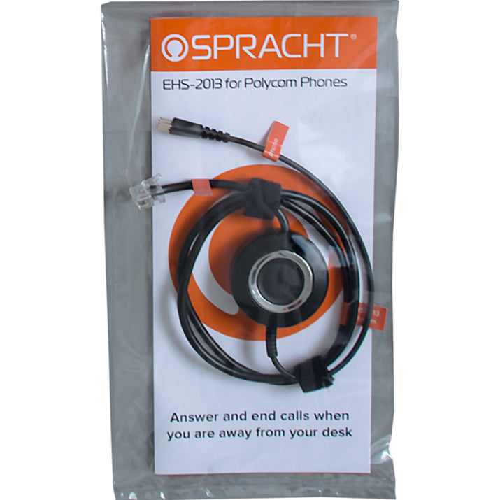 Spracht Electronic Hook Switch CABLE (EHS) for The ZuM Maestro DECT Headsets for Polycom Phones (EHS-2013)