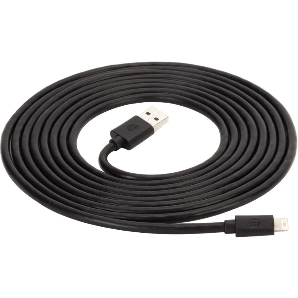 Griffin Extra Long USB-A to Lightning Cable - 10FT - Black