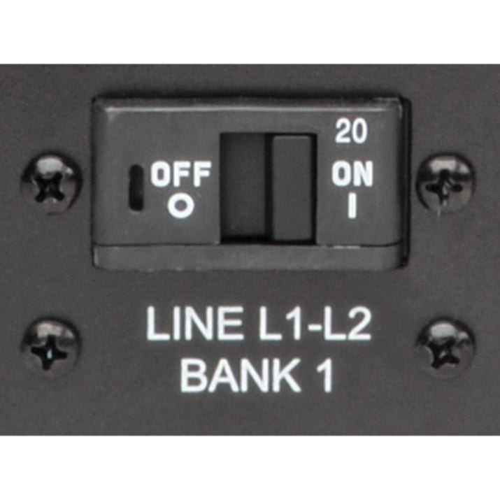 Tripp Lite 10kW 200-240V 3PH Switched PDU LX Interface Gigabit 30 Outlets L15-30P Input LCD 3 m Cord 0U 1.8 m Height TAA