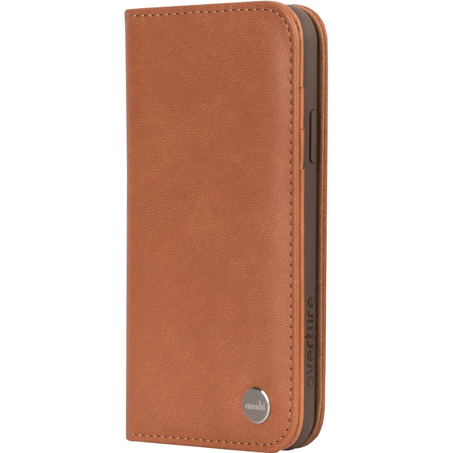 Moshi Overture Carrying Case (Folio) Apple iPhone X Smartphone - Brown