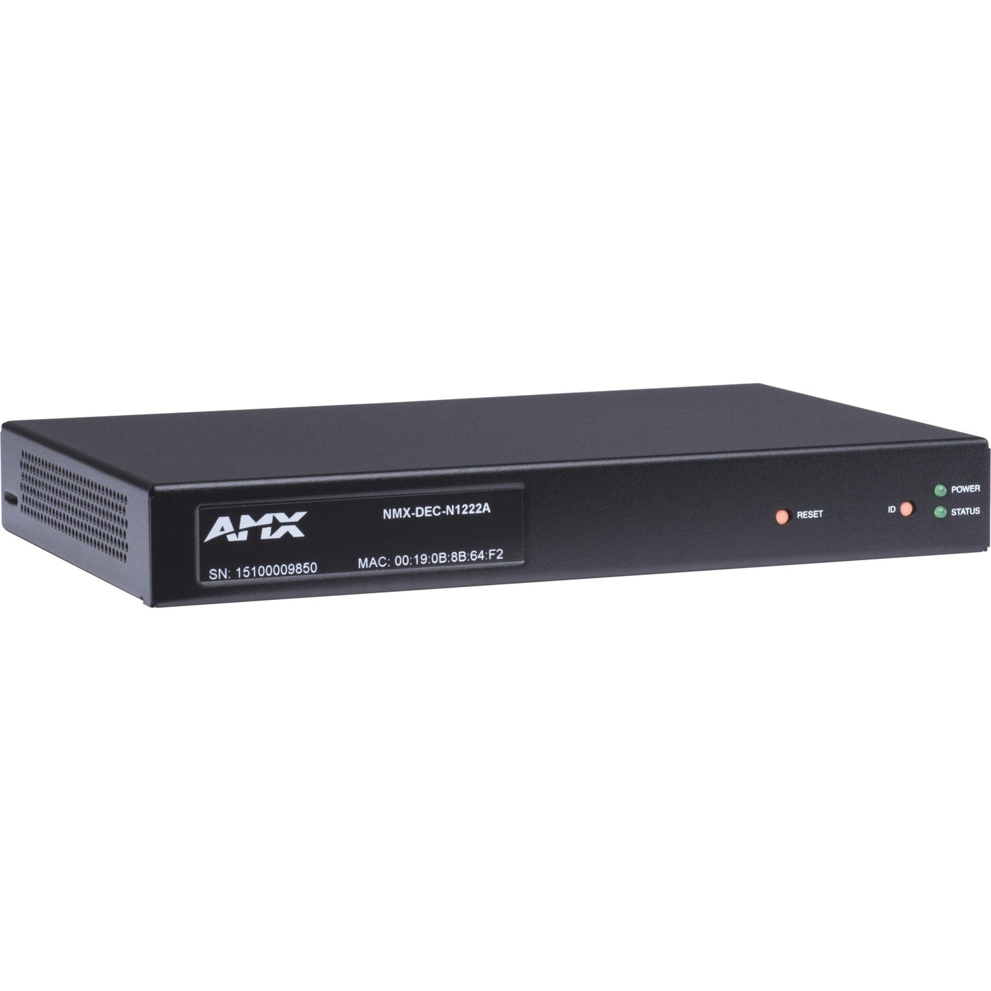 AMX Minimal Proprietary Compression Video Over IP Decoder with PoE AES67 Support