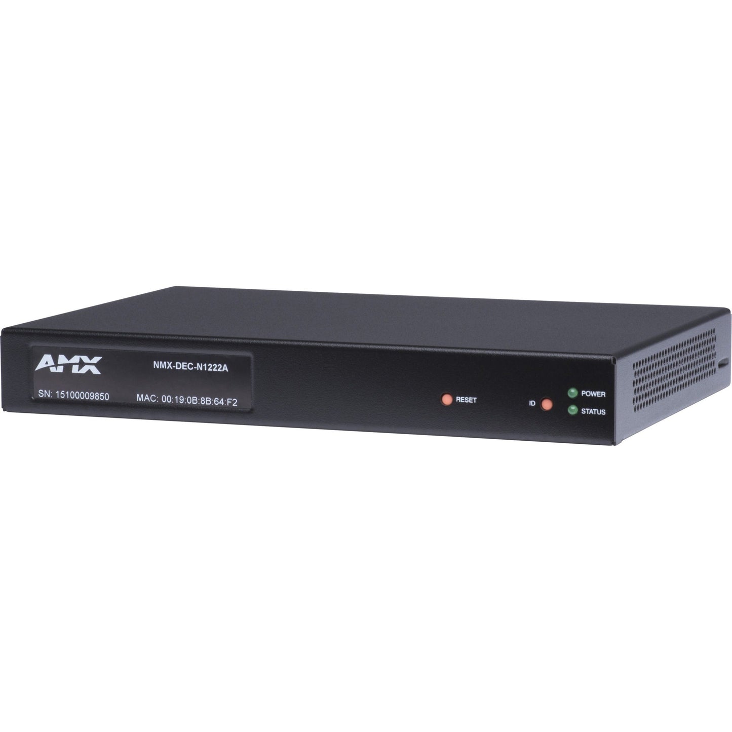 AMX Minimal Proprietary Compression Video Over IP Decoder with PoE AES67 Support