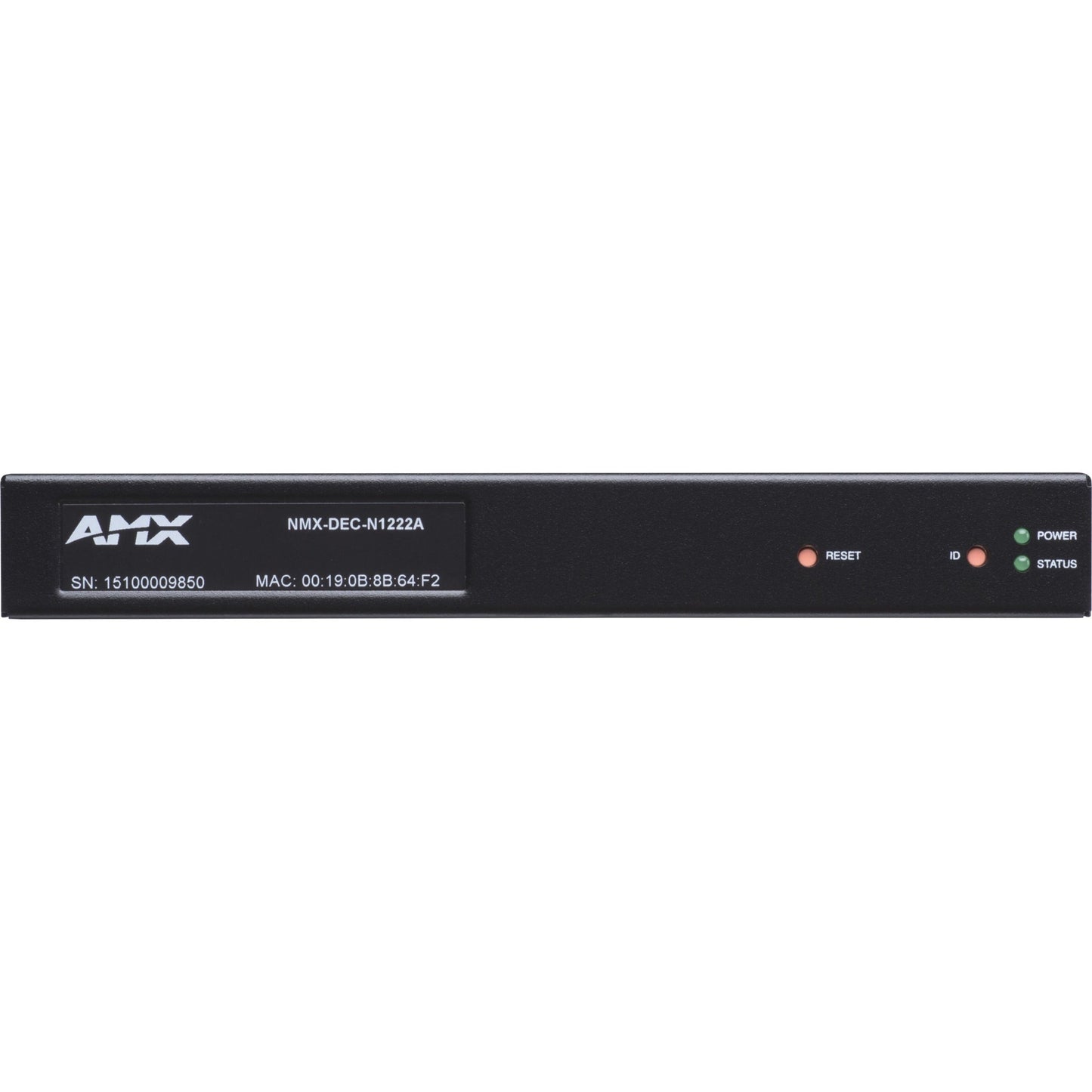 AMX Minimal Proprietary Compression Video Over IP Decoder with PoE AES67 Support