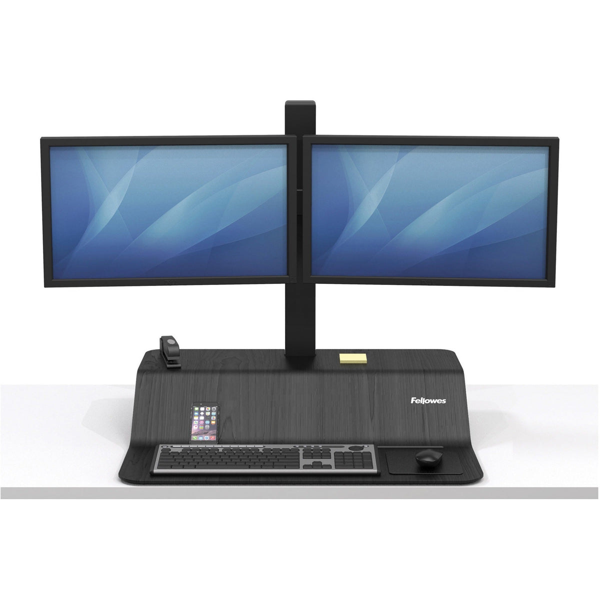 Fellowes Lotus&trade; VE Sit-Stand Workstation - Dual