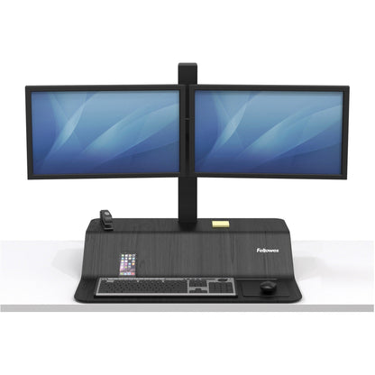 Fellowes Lotus&trade; VE Sit-Stand Workstation - Dual