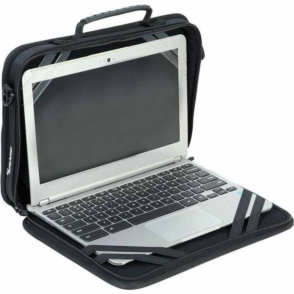 Bump Armor Stay-In Case Carrying Case for 13" Notebook Accessories ID Card - Black