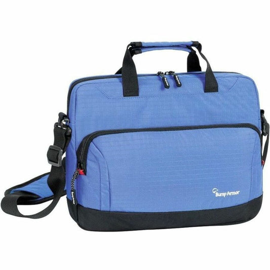 Bump Armor Carrying Case for 11.6" Notebook Accessories ID Card Cord - Blue