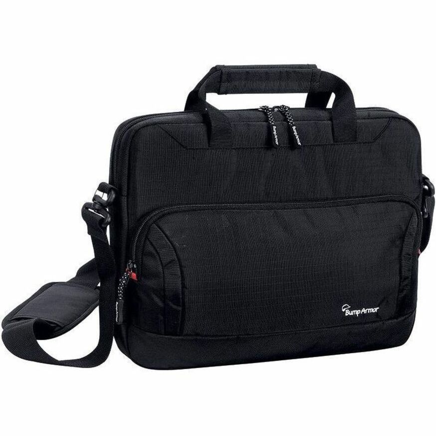 Bump Armor Carrying Case for 13" Notebook Accessories ID Card Cord - Black