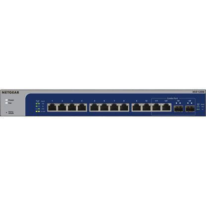 Netgear 12-Port 10-Gigabit/Multi-Gigabit Ethernet Smart Managed Plus Switch (XS512EM)