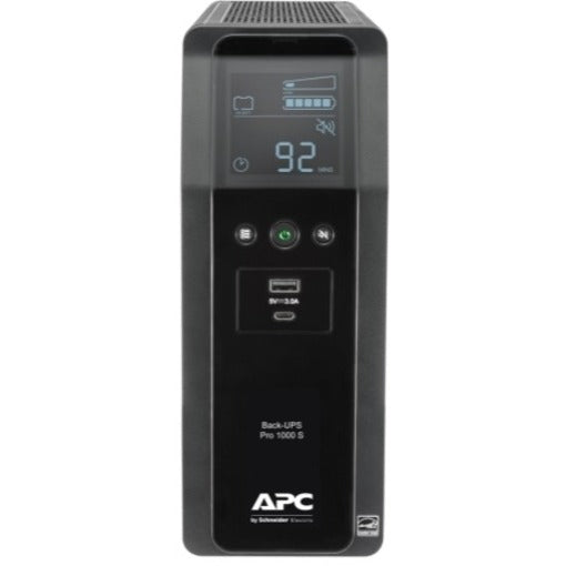 APC by Schneider Electric Back-UPS Pro BR1000MS 1.0KVA Tower UPS