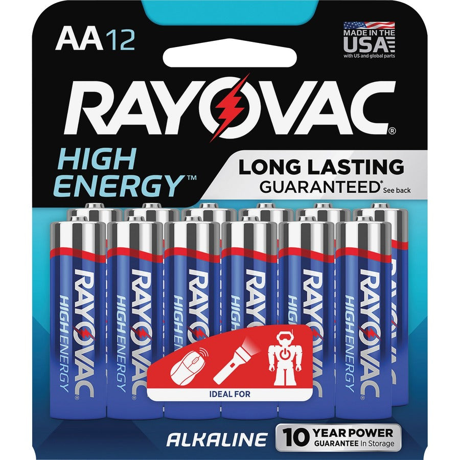 Rayovac High Energy Alkaline AA Batteries