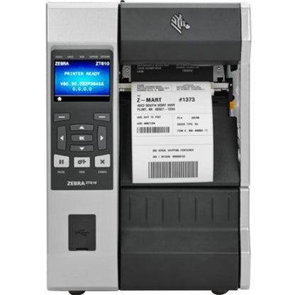 Zebra ZT610 Industrial Thermal Transfer Printer - Monochrome - Label Print - Ethernet - USB - Bluetooth