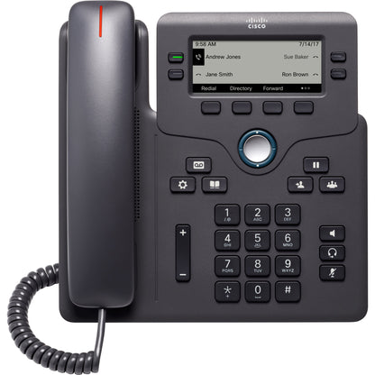 Cisco 6841 IP Phone - Corded - Charcoal