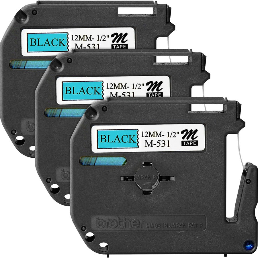 Brother P-touch Nonlaminated M Series Tape Cartridge