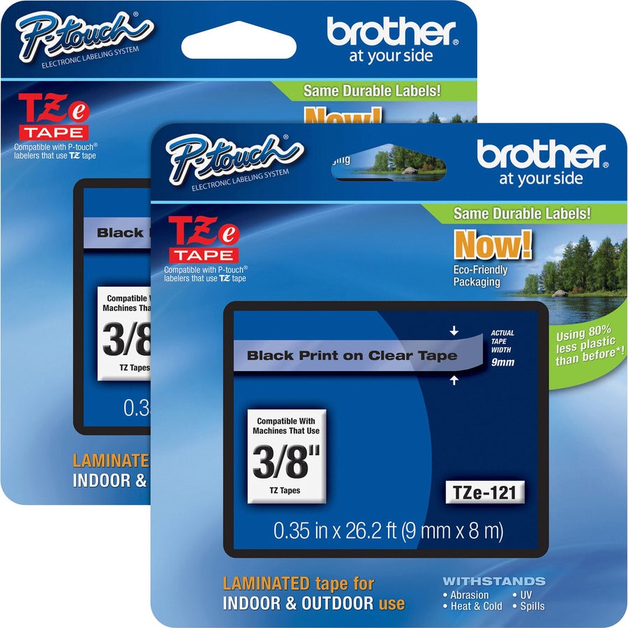 Brother P-touch TZe Laminated Tape Cartridges