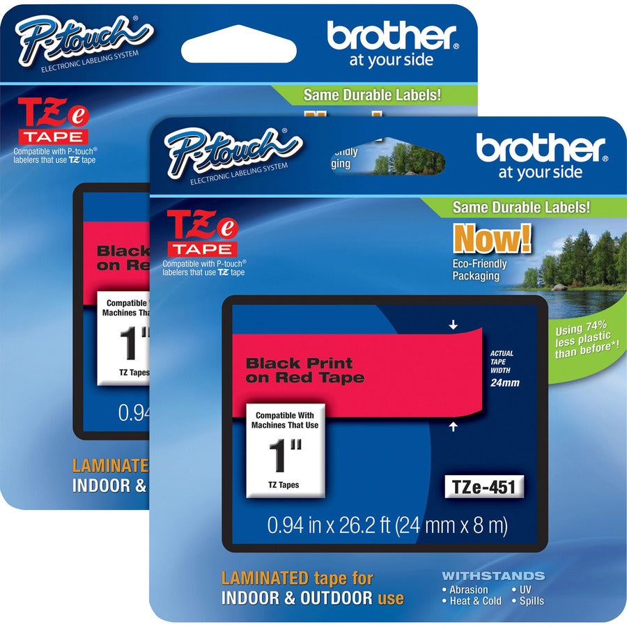 Brother P-touch TZe Laminated Tape Cartridges