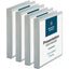 Business Source Standard View Round Ring Binders