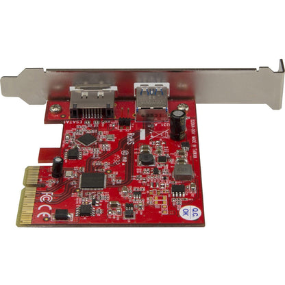 StarTech.com 2 Port USB 3.1 (10Gbps) + eSATA PCI Express Card - 1x USB-A + 1x eSATA - USB3.1 PCIe Card eSATA Card - USB3.1 Expansion Card