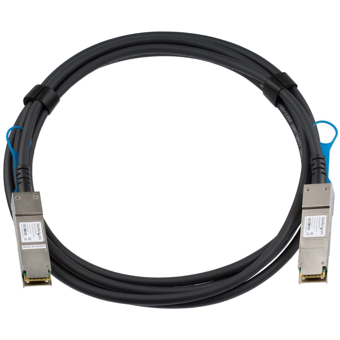 StarTech.com 3m QSFP+ to QSFP+ Direct Attach Cable for Juniper QFX-QSFP-DAC-3M 40GbE QSFP+ Copper DAC 40Gbps Passive Twinax