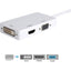 Axiom 3-in-1 DisplayPort to HDMI VGA and DVI Video Adapter