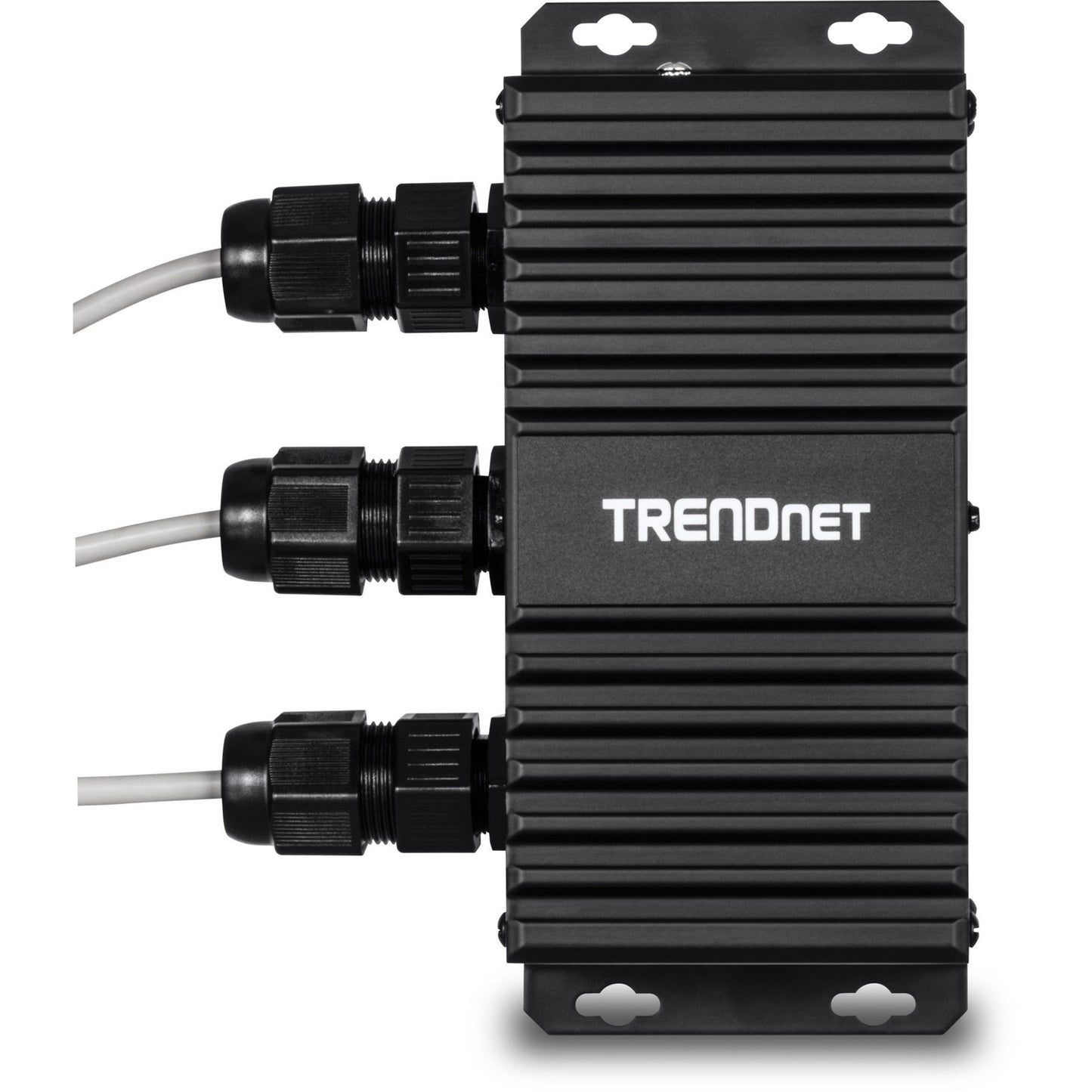 TRENDnet 2-Port Industrial Outdoor Gigabit UPoE Extender Extends 100m- Total Distance Up to 200m (656') Supports PoE (15.4W) PoE+(30W) UPoE(60W) IP67 Housing TI-EU120