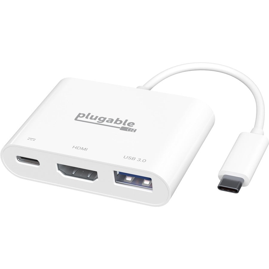 Plugable USB C Mini Dock with HDMI USB 3.0 and Pass-Through Charging Compatible with 2018 iPad Pro 2018 MacBook Air Dell XPS 1315 Thunderbolt 3 and More