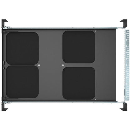Rack Solutions 1U Mini Rack Access Tool-Less Shelf for Four Apple Mac Mini with USB