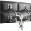 Chief KONTOUR K1C420S Desk Mount for Monitor TV - Silver