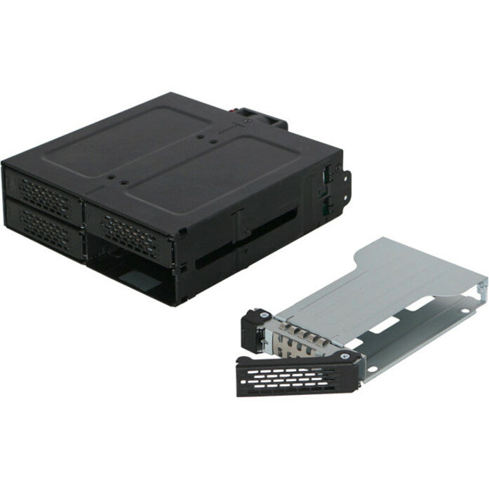 Icy Dock ToughArmor MB607SP-B Drive Enclosure for 5.25" - Serial ATA/600 Host Interface Internal - Black