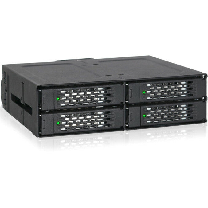 Icy Dock ToughArmor MB607SP-B Drive Enclosure for 5.25" - Serial ATA/600 Host Interface Internal - Black