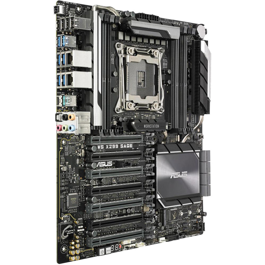 Asus WS X299 SAGE Workstation Motherboard - Intel X299 Chipset - Socket R4 LGA-2066 - Intel Optane Memory Ready - SSI CEB