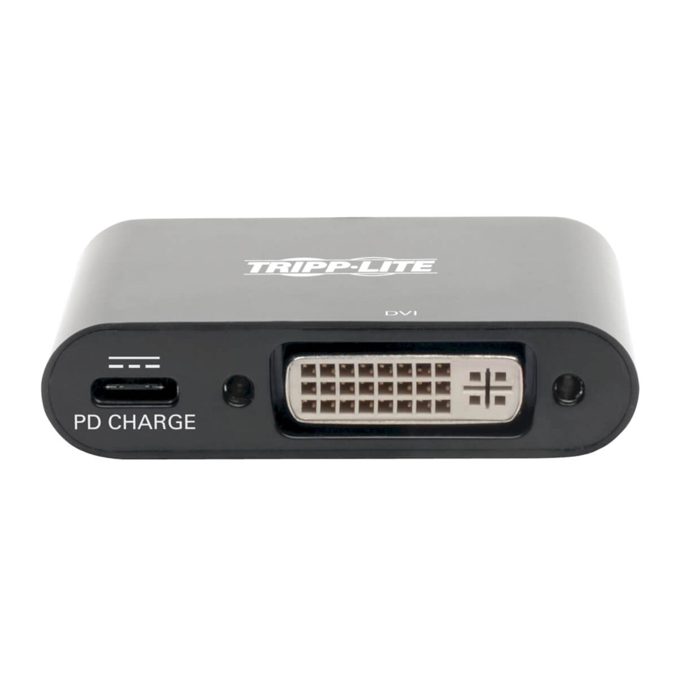 Tripp Lite USB C to DVI Adapter Converter w/ PD Charging 1080p Black USB Type C to DVI