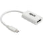 Tripp Lite USB C to DisplayPort Adapter Converter 4K White USB Type C to DP