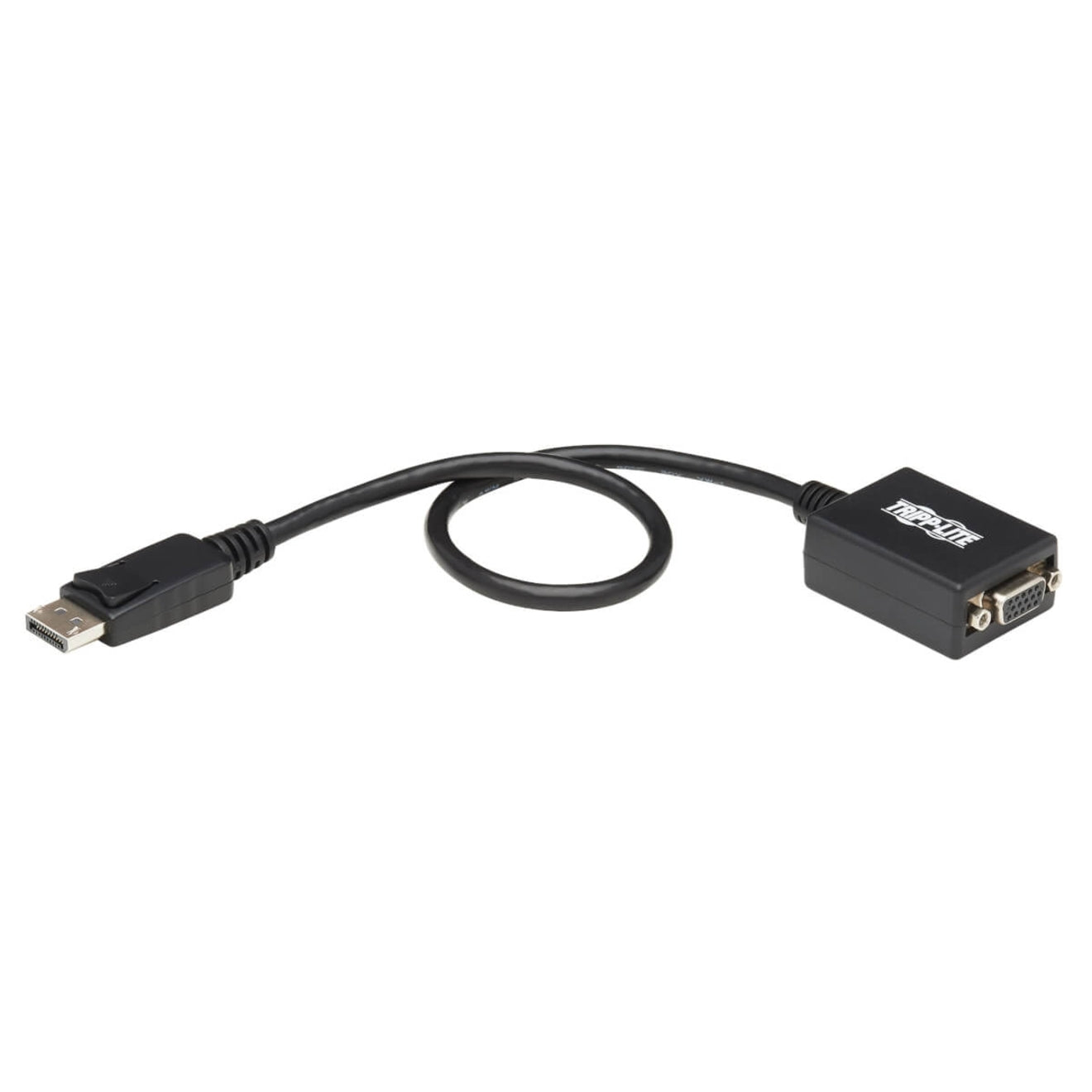 Tripp Lite DisplayPort to VGA Active Adapter Video Converter Black (M/F) 1 ft. (0.31 m)
