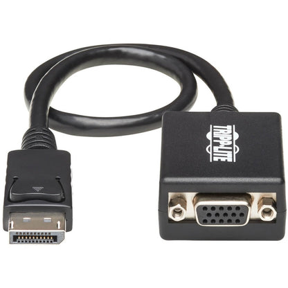 Tripp Lite DisplayPort to VGA Active Adapter Video Converter Black (M/F) 1 ft. (0.31 m)