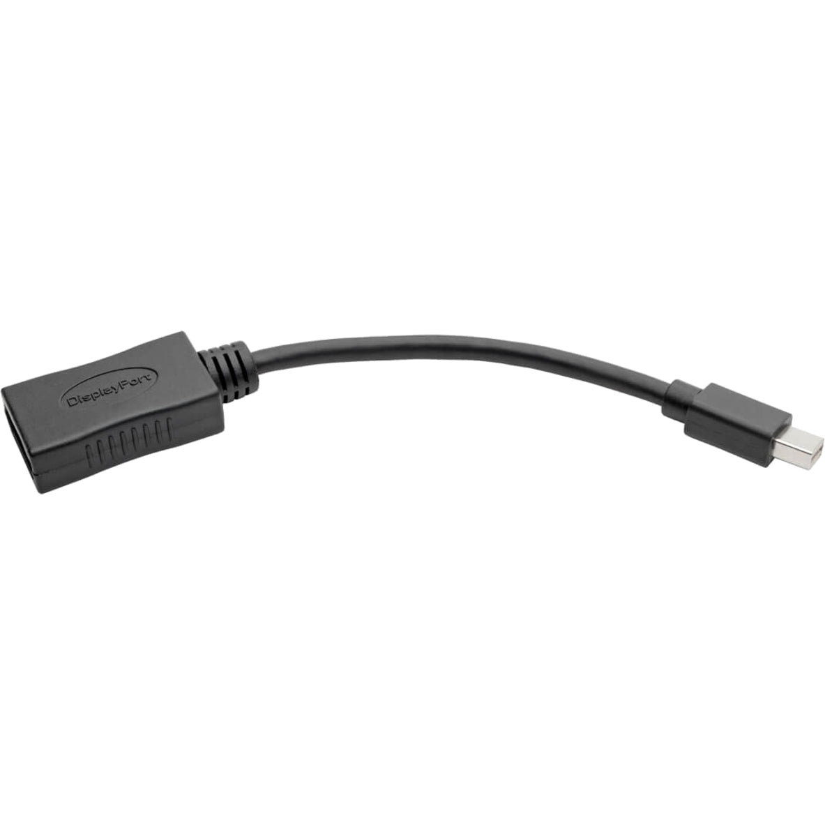 Tripp Lite Keyspan Mini DisplayPort to DisplayPort Adapter 4K 60 Hz Black (M/F) 6-in. (15.24 cm)