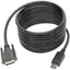Tripp Lite DisplayPort to DVI Adapter Cable (DP with Latches to DVI-D Single Link M/M) 15 ft. (4.6 m)