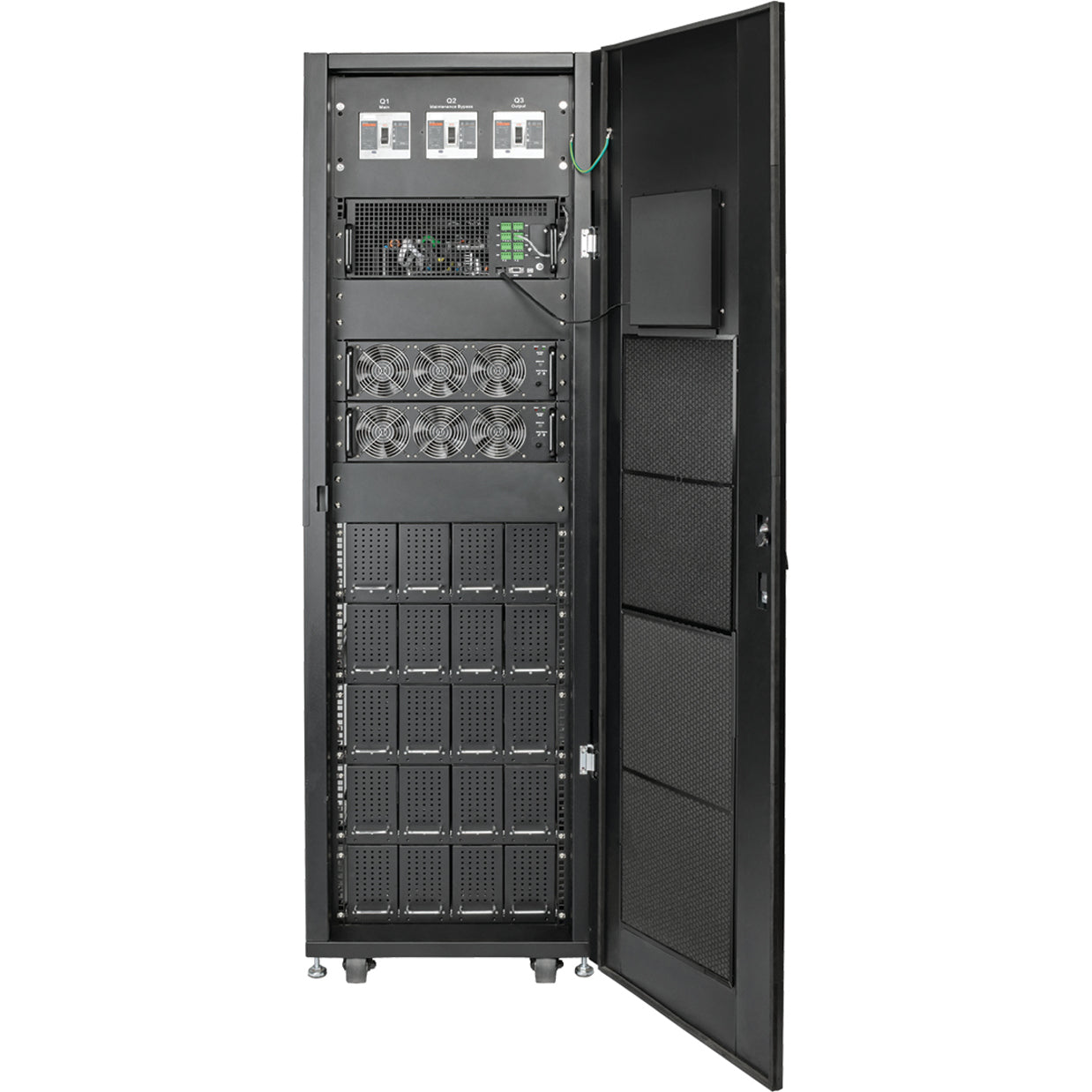 Tripp Lite SmartOnline SVX Series 30kVA 400/230V 50/60Hz Modular Scalable 3-Phase On-Line Double-Conversion Medium-Frame UPS System 4 Battery Modules