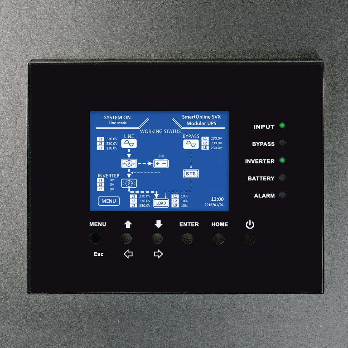 Tripp Lite SmartOnline SVX Series 60kVA 400/230V 50/60Hz Modular Scalable 3-Phase On-Line Double-Conversion Small-Frame UPS System 3 Battery Modules