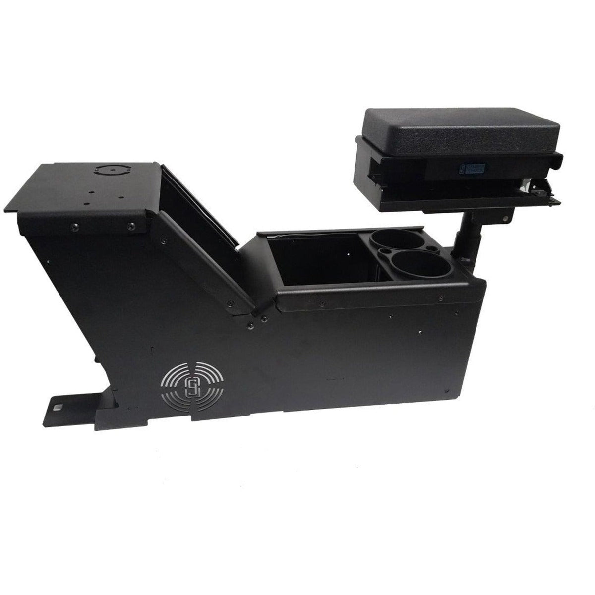Gamber-Johnson Ford PI Utility (2012+) Console Box with Cup Holder and Printer Armrest Kit