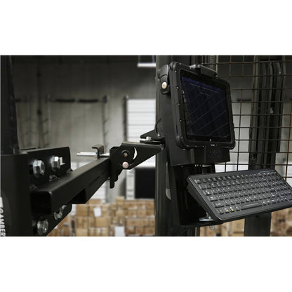 Gamber-Johnson Mounting Bracket for Tablet Keyboard - Black Powder Coat