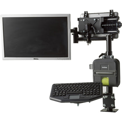 Gamber-Johnson Mounting Arm for Flat Panel Display Docking Station Tablet - Black Powder Coat