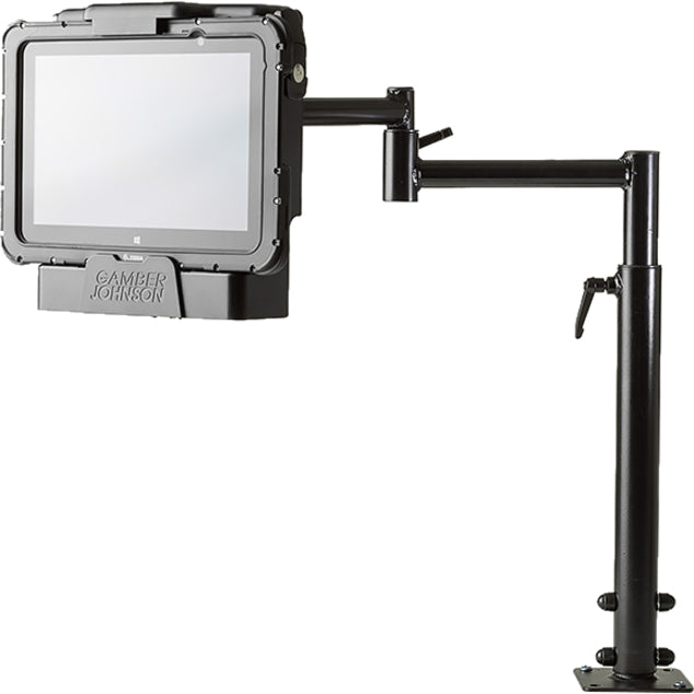 Gamber-Johnson Mounting Arm for Flat Panel Display Docking Station Tablet - Black Powder Coat
