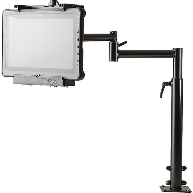 Gamber-Johnson Mounting Arm for Flat Panel Display Docking Station Tablet - Black Powder Coat
