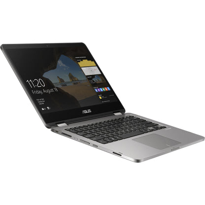 Asus VivoBook Flip 14 TP401 TP401CA-DHM4T 14" Touchscreen Convertible Notebook - 1920 x 1080 - Intel Core M 7th Gen m3-7Y30 Dual-core (2 Core) 1 GHz - 4 GB Total RAM - 64 GB Flash Memory