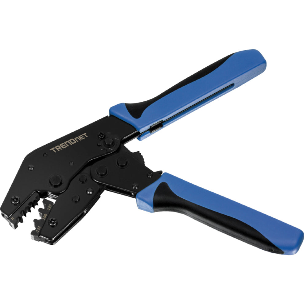 TRENDnet Fiber Ratchet Crimp Tool Designed for Crimping SC & ST Fiber Cables Heavy Duty Carbon Steel TC-FCT