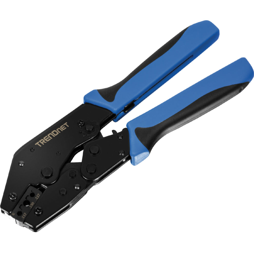 TRENDnet Fiber Ratchet Crimp Tool Designed for Crimping SC & ST Fiber Cables Heavy Duty Carbon Steel TC-FCT